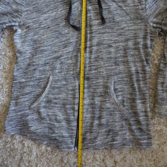 Hanes Women's Hoodie Full Zip Long Sleeve Size Large Pocket Sports Light Weight - Picture 5 of 7